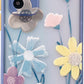 Embossed flower phone case