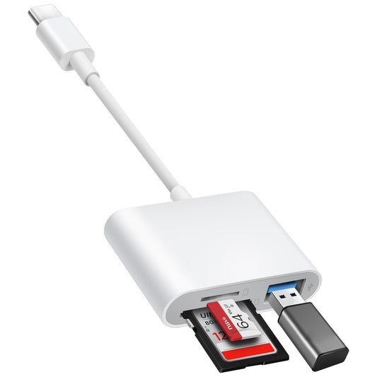 3-in-1 Tablet Camera TF Card Memory Reader